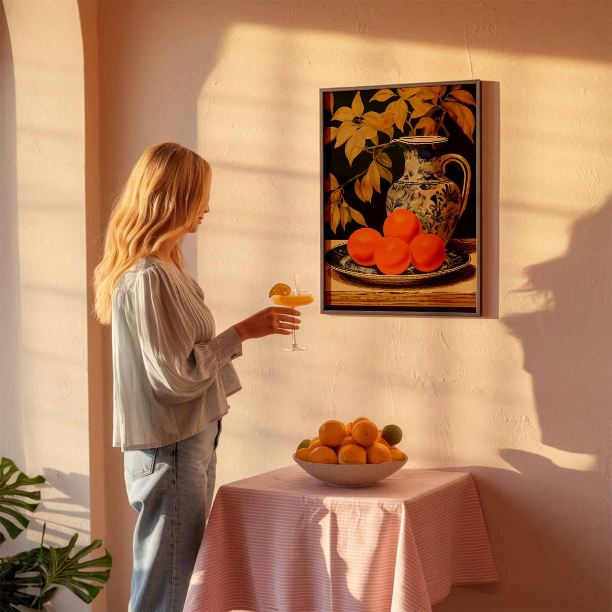 Klassieke Stilleven – keuken poster als sfeervolle staande wanddecoratie
