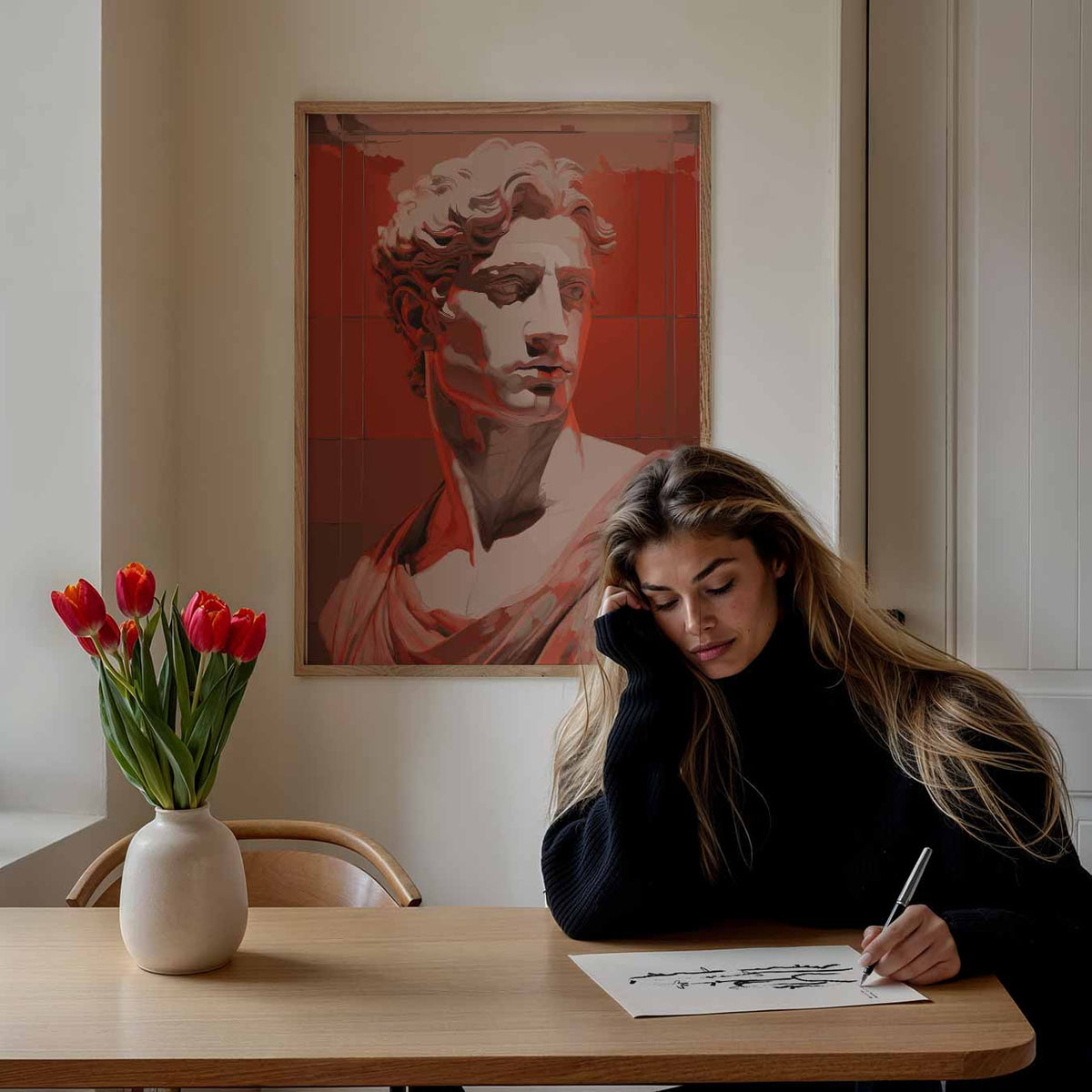 Stijlvolle Pop Art Beeldhouwwerken – Popart poster als moderne urban wanddecoratie
