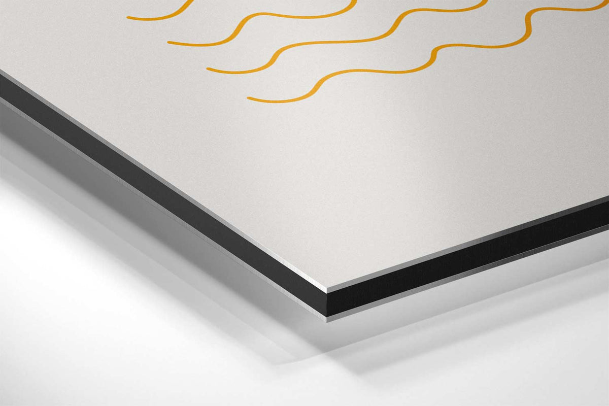 Golven en Boogjes – canvas kunstwerk als wanddecoratie