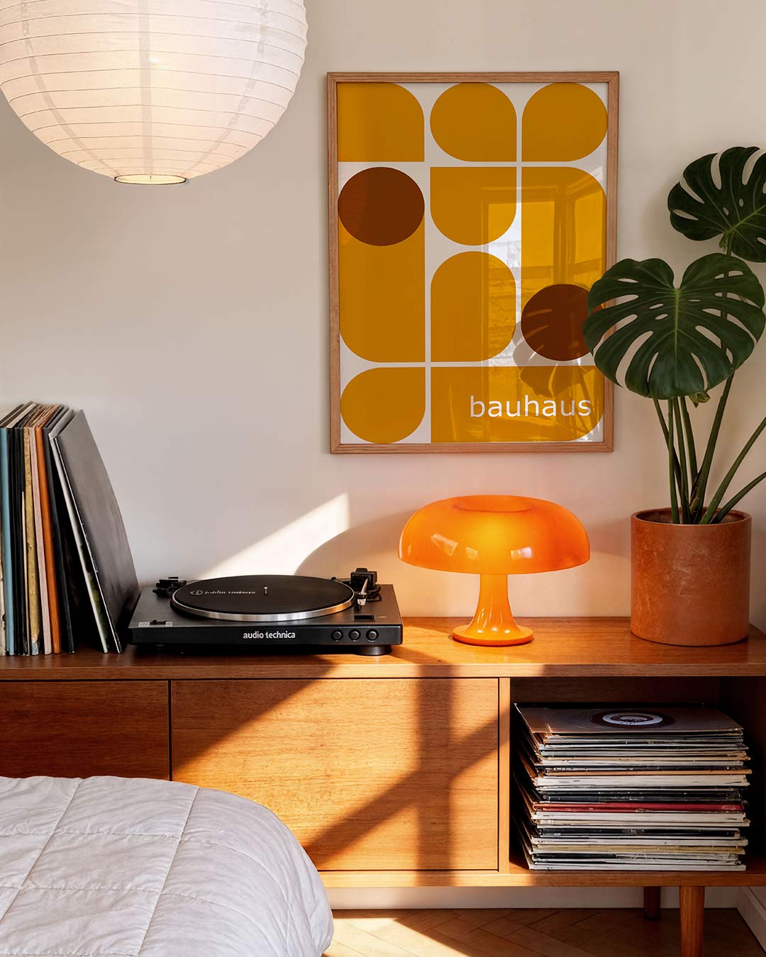 Vorm en kleur – geometrische Bauhaus poster in staand formaat