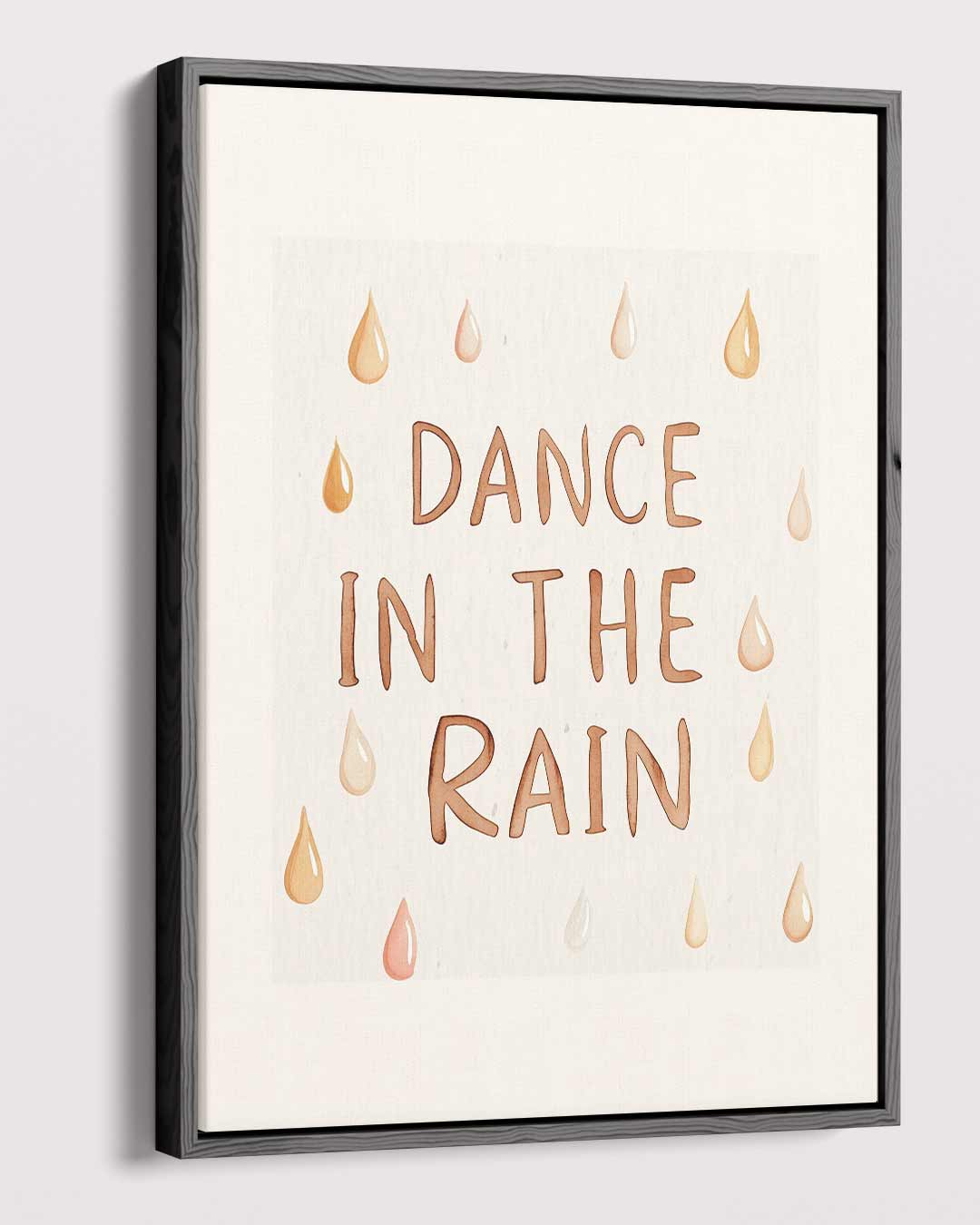 Dance in the Rain Poster – plexiglas wanddecoratie in portret formaat