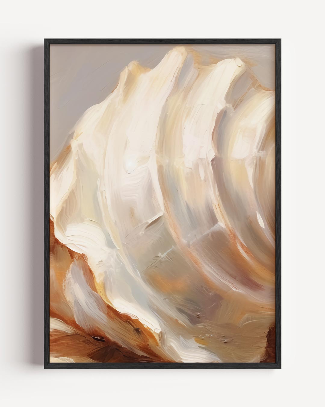 Elegant Schelpkunstwerk – dieren portret poster als wanddecoratie