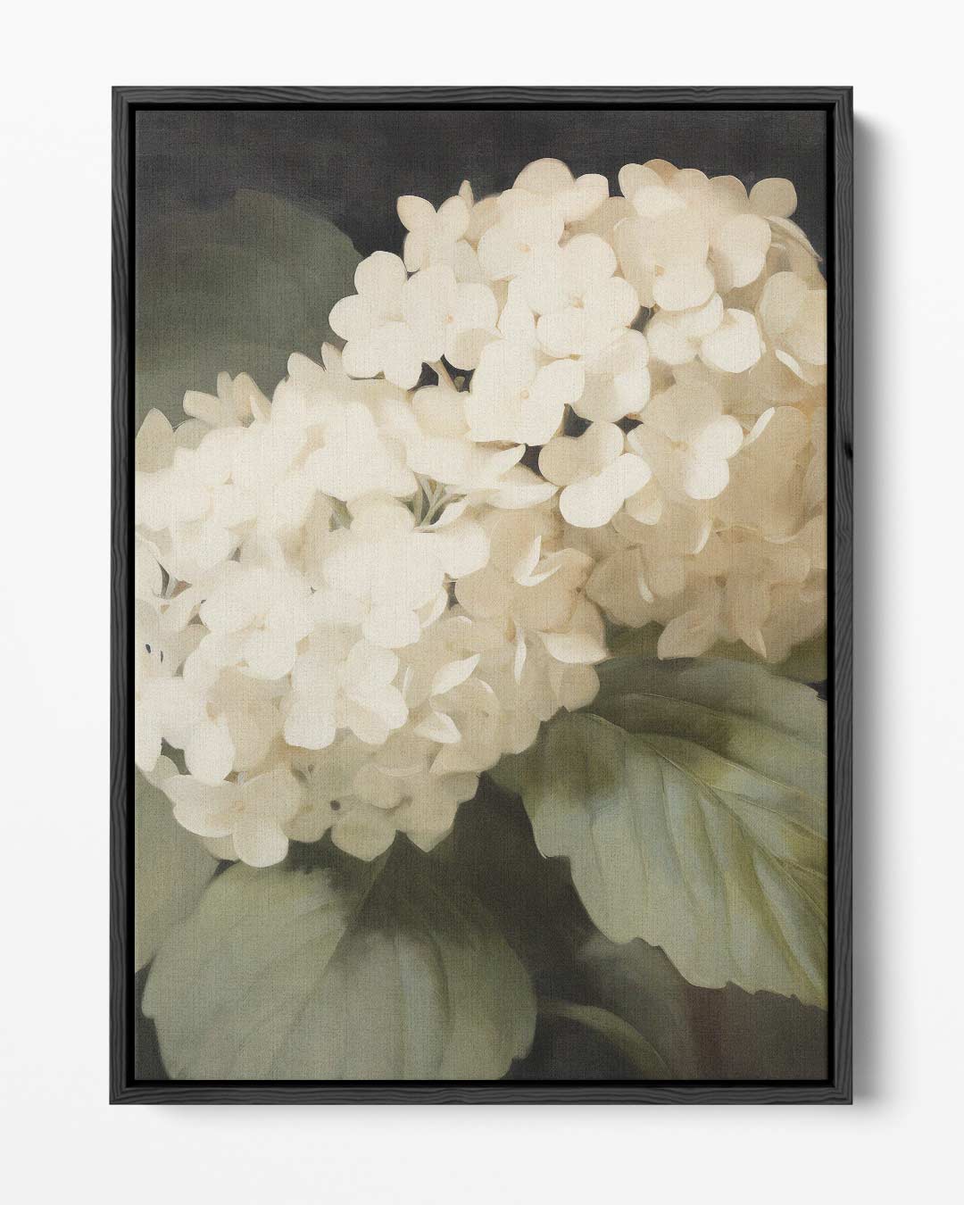 Elegante Hortensia Bloemenprint – portret kunstwerk als wanddecoratie