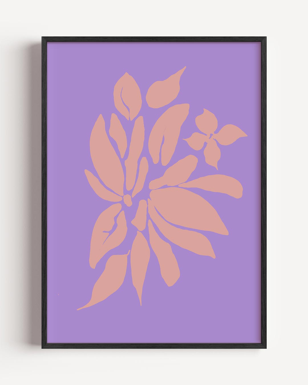 Bloemenpracht in Pastel – bloemen portret poster als wanddecoratie