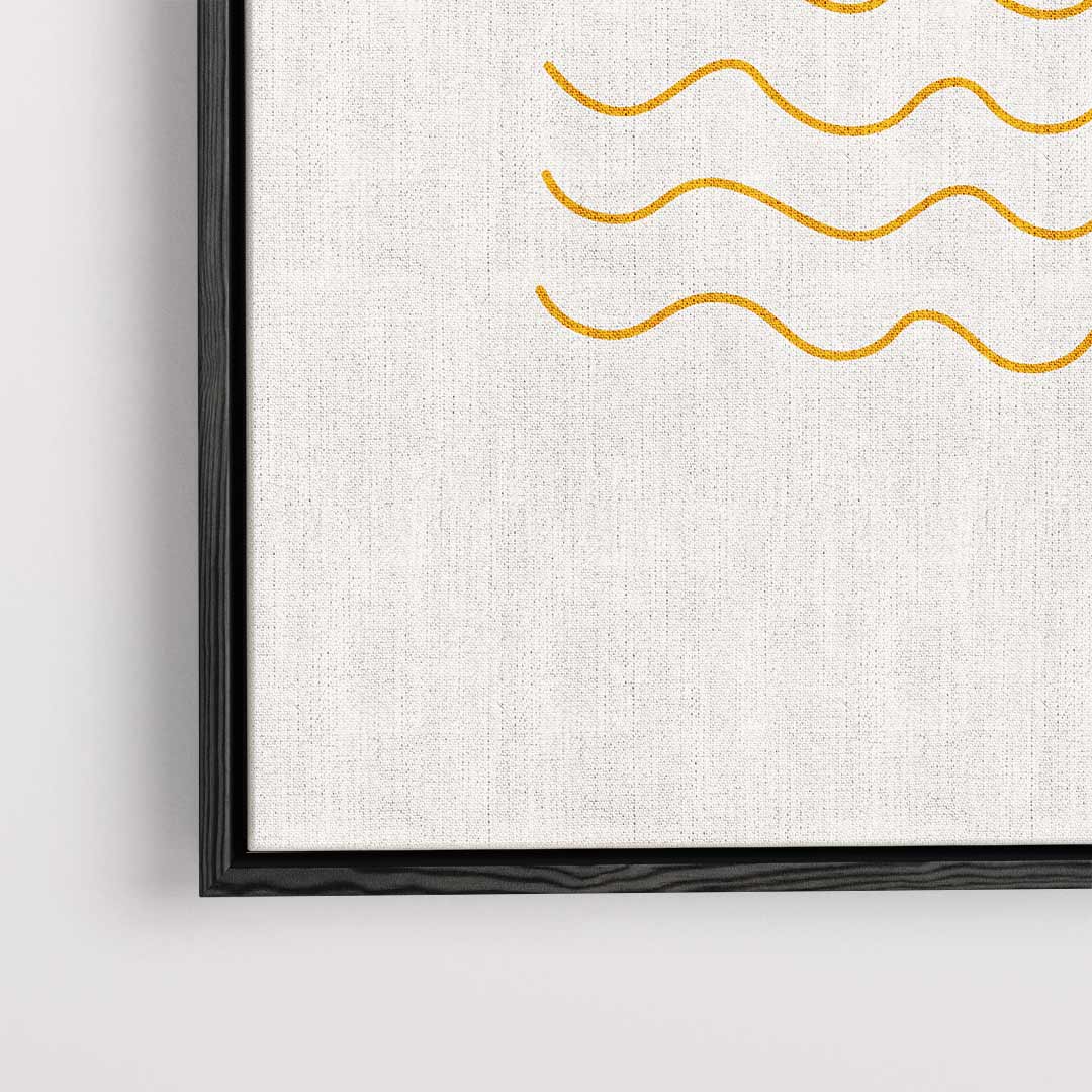 Golven en Boogjes – dibond kunstwerk als wanddecoratie
