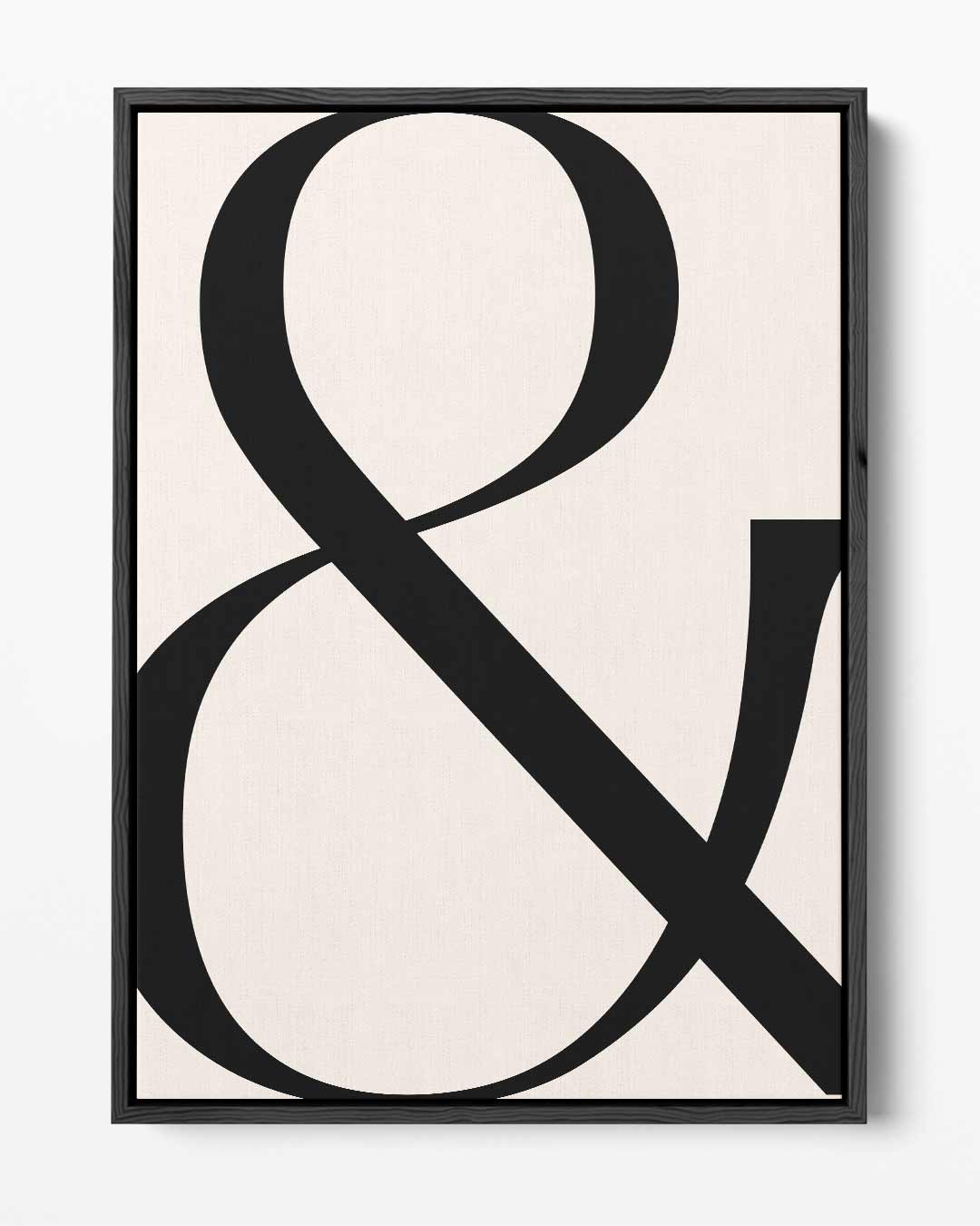 Eigentijdse Ampersand Kunst – portret kunstwerk als wanddecoratie