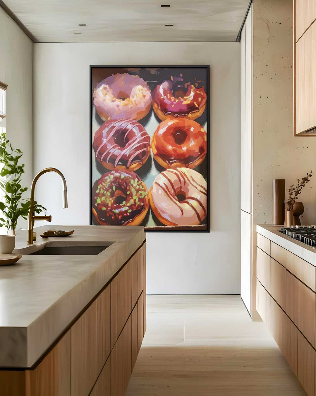 Donut Droom – staand kunstwerk voor modern interieur