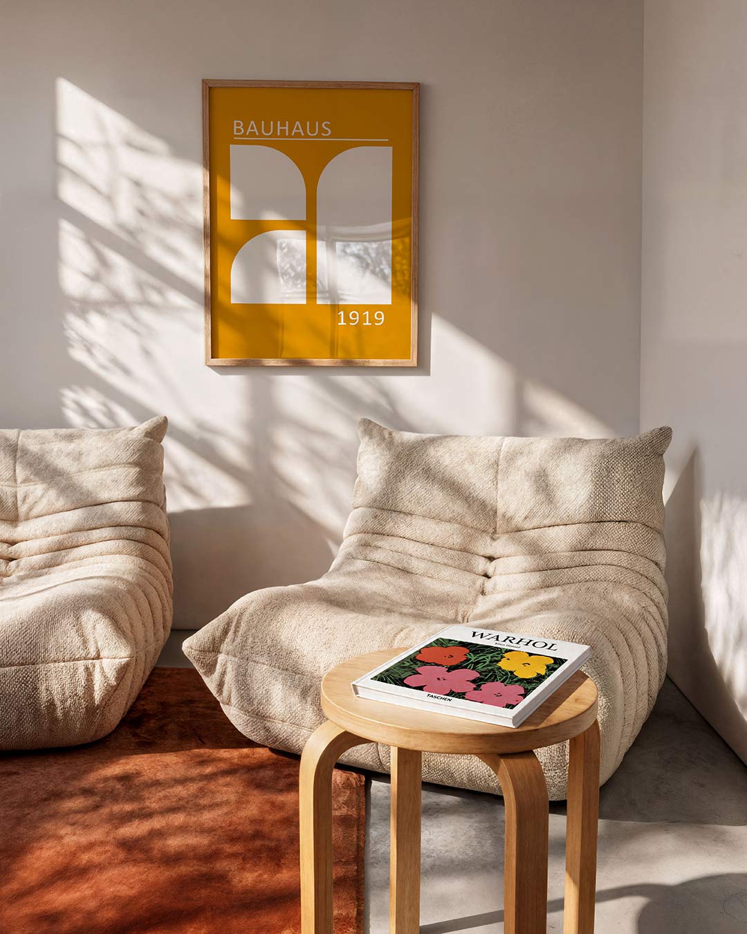 Vorm en kleur – moderne Bauhaus wandkunst als poster