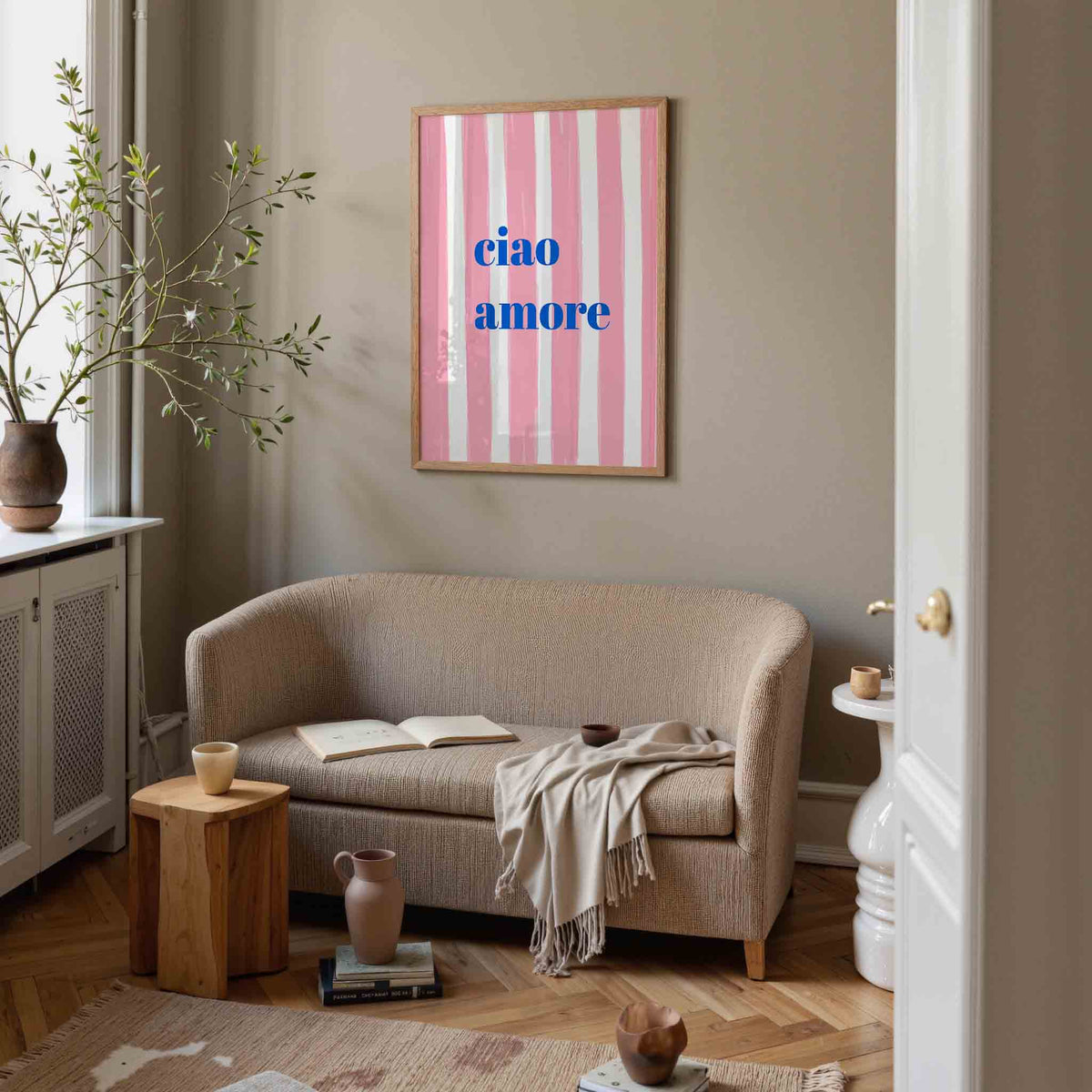 Ciao amore – rustige poster in staand formaat