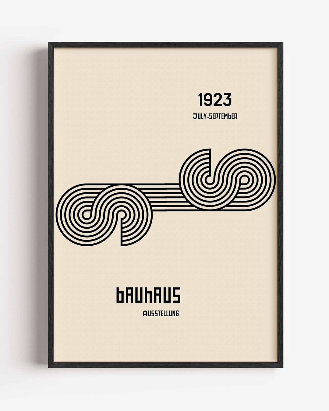 Abstracte – staande Bauhaus poster als wanddecoratie
