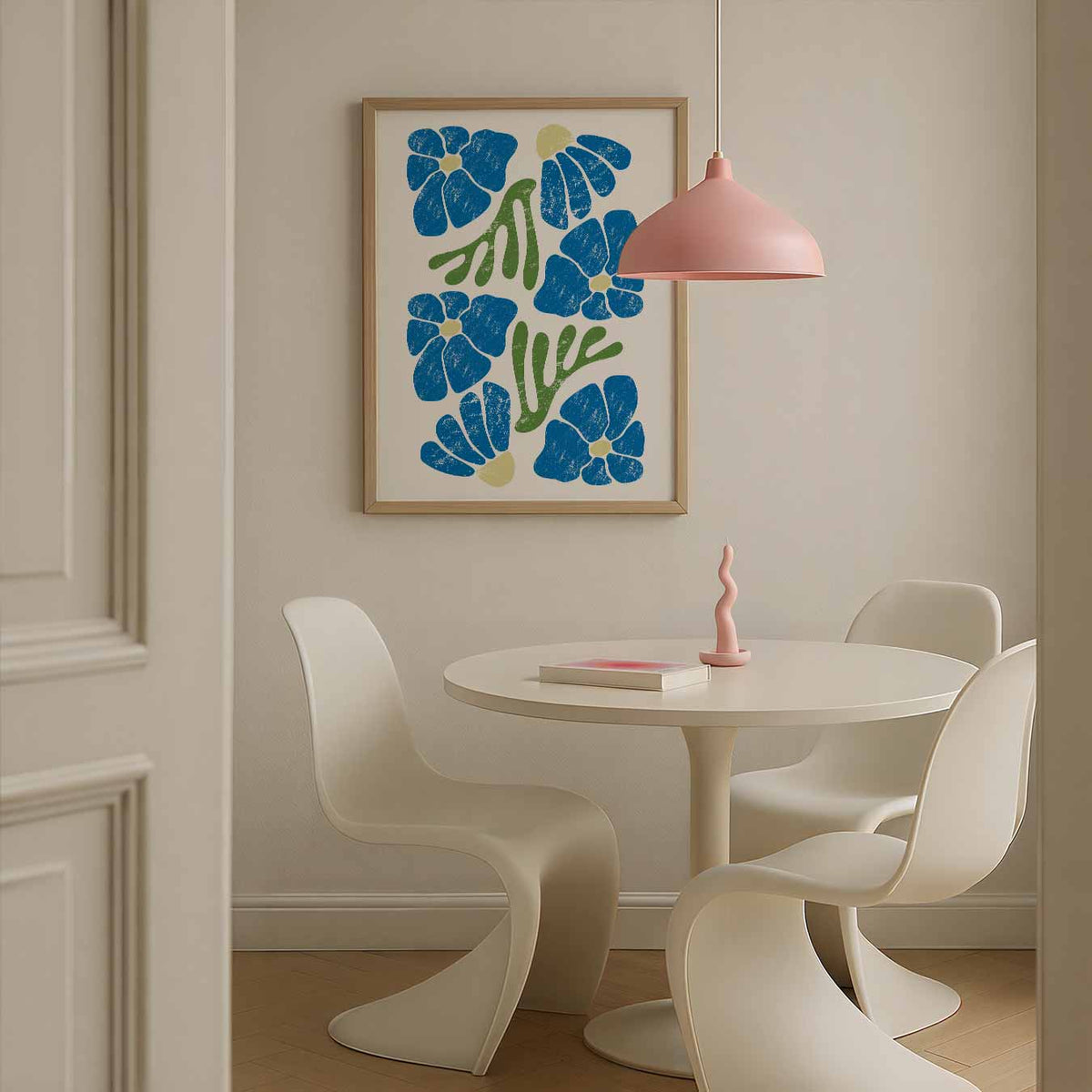 Bloemenpracht Wanddecoratie – bloemen poster in staand formaat