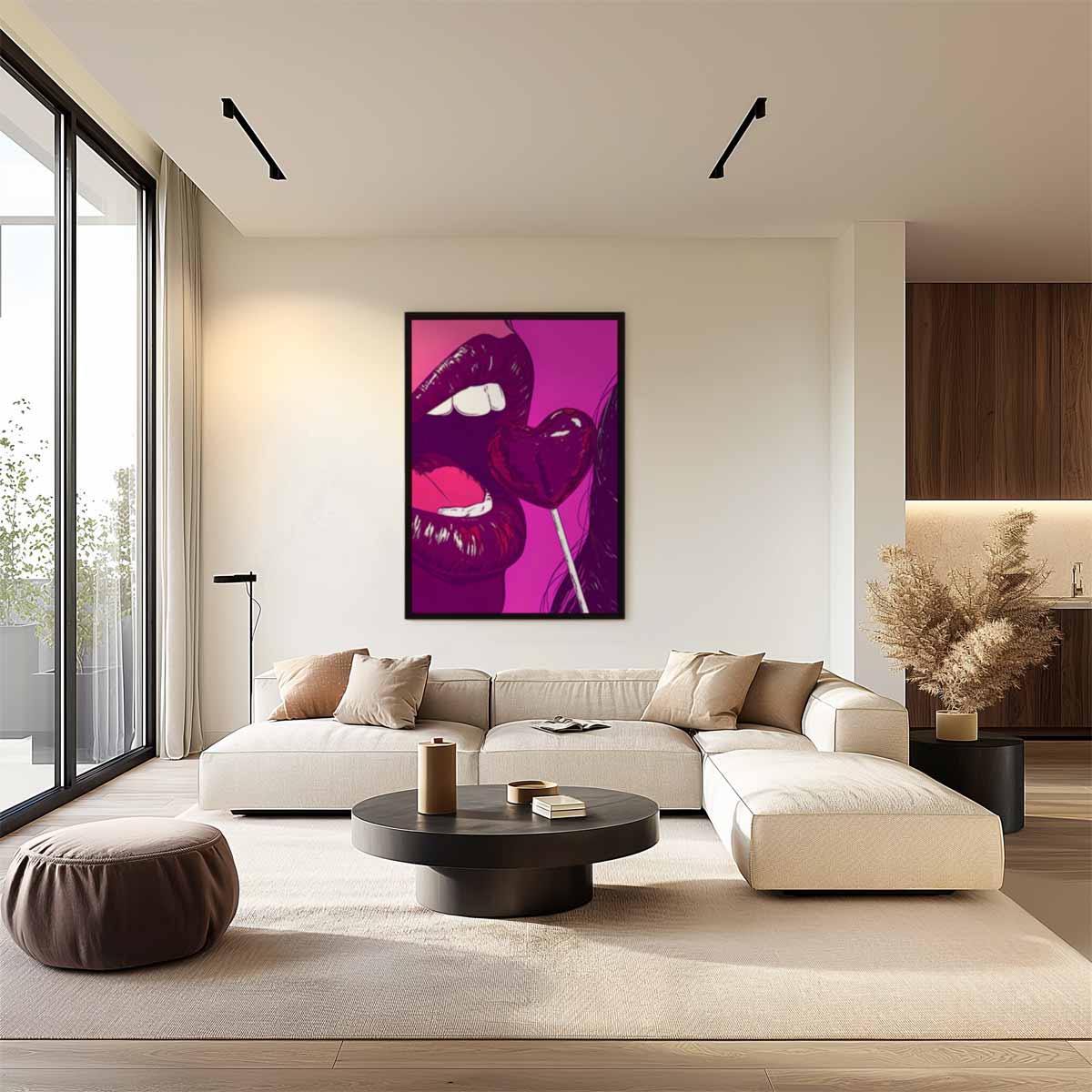 Zoete Verleiding Kunstwerk – dibond wanddecoratie in staand formaat