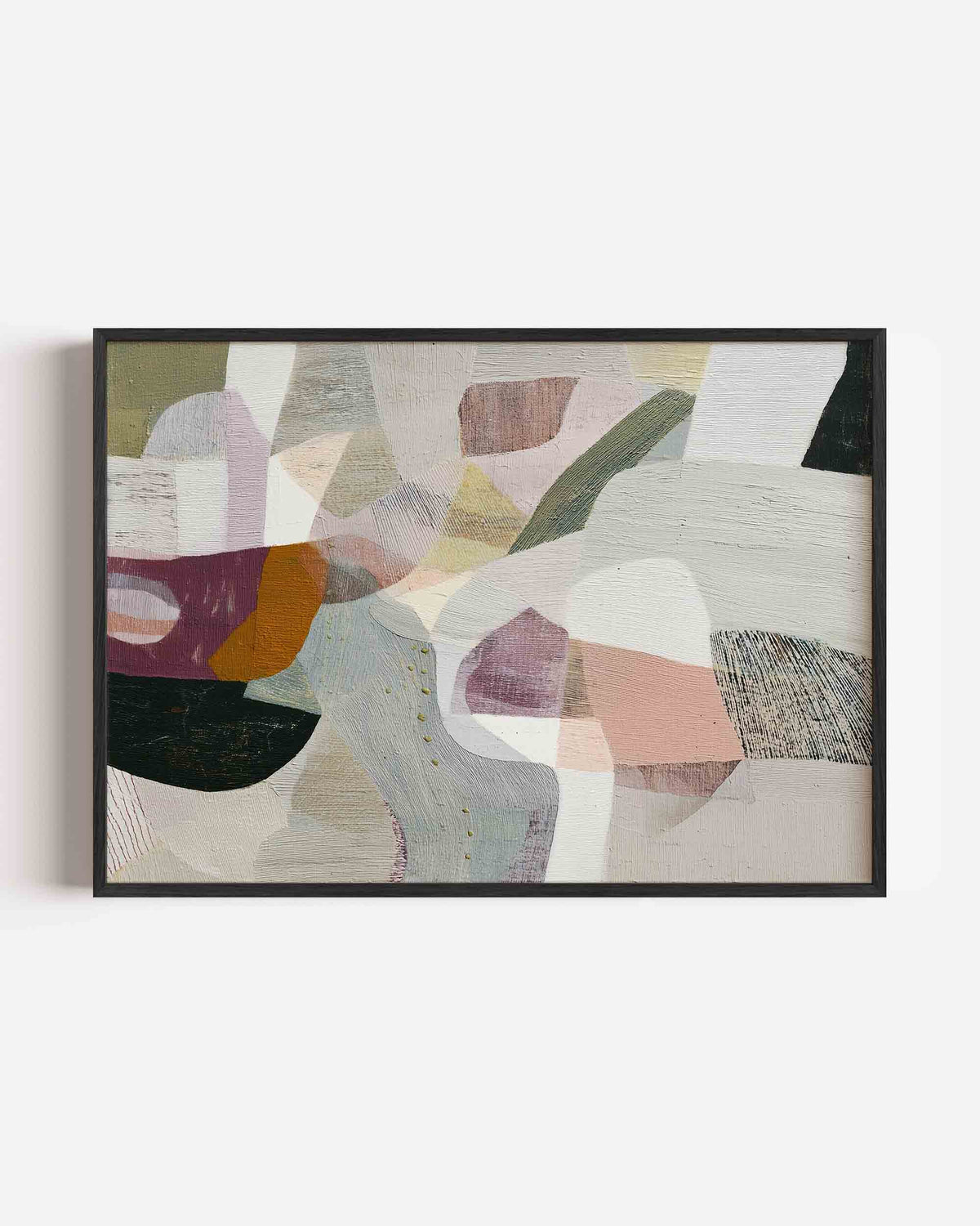 Abstracte vormen – abstracte landscape poster als wanddecoratie