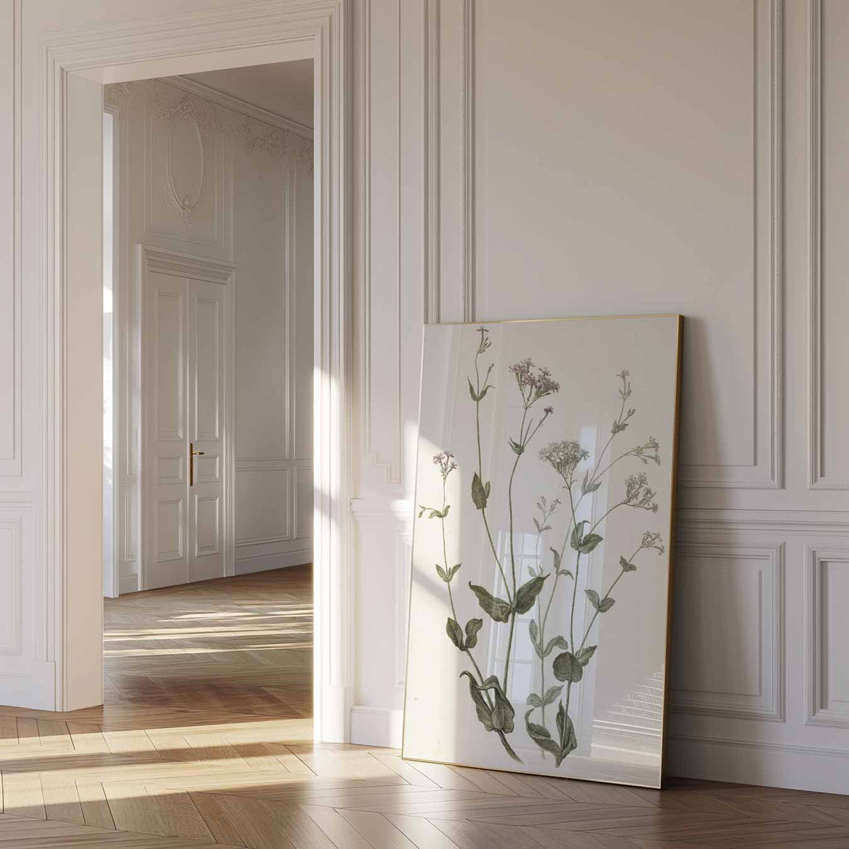 Botanische Bloemenposter – vintage poster als sfeervolle wanddecoratie