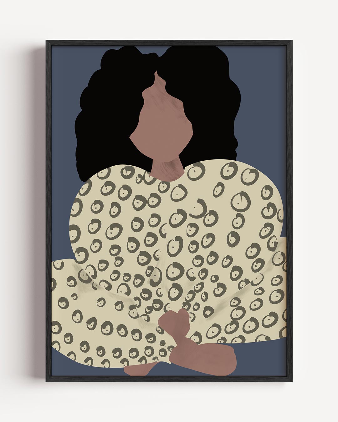 Dromerige Vrouwelijke Abstractie – vrouwelijk portret poster als wanddecoratie