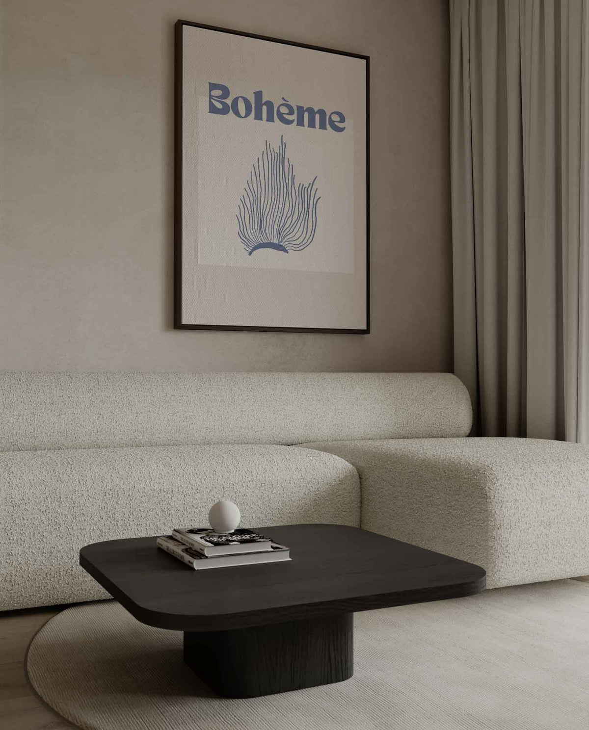 Bohème Poster – dibond kunstwerk als wanddecoratie