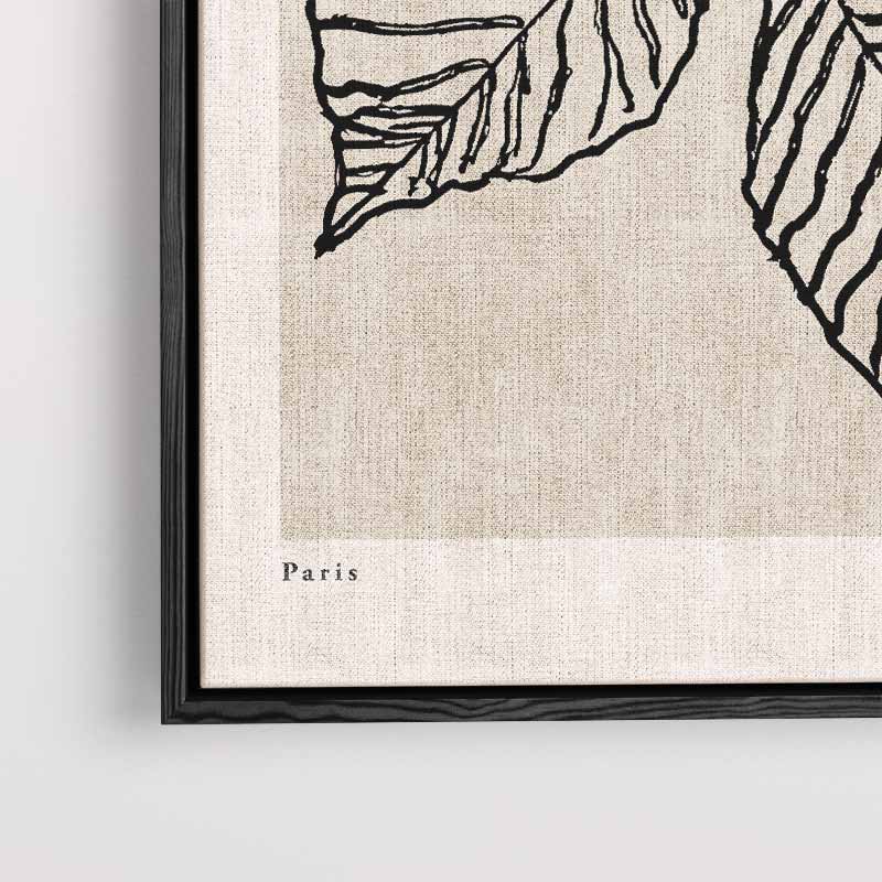 Botanische Bladprint – plexiglas kunstwerk als wanddecoratie