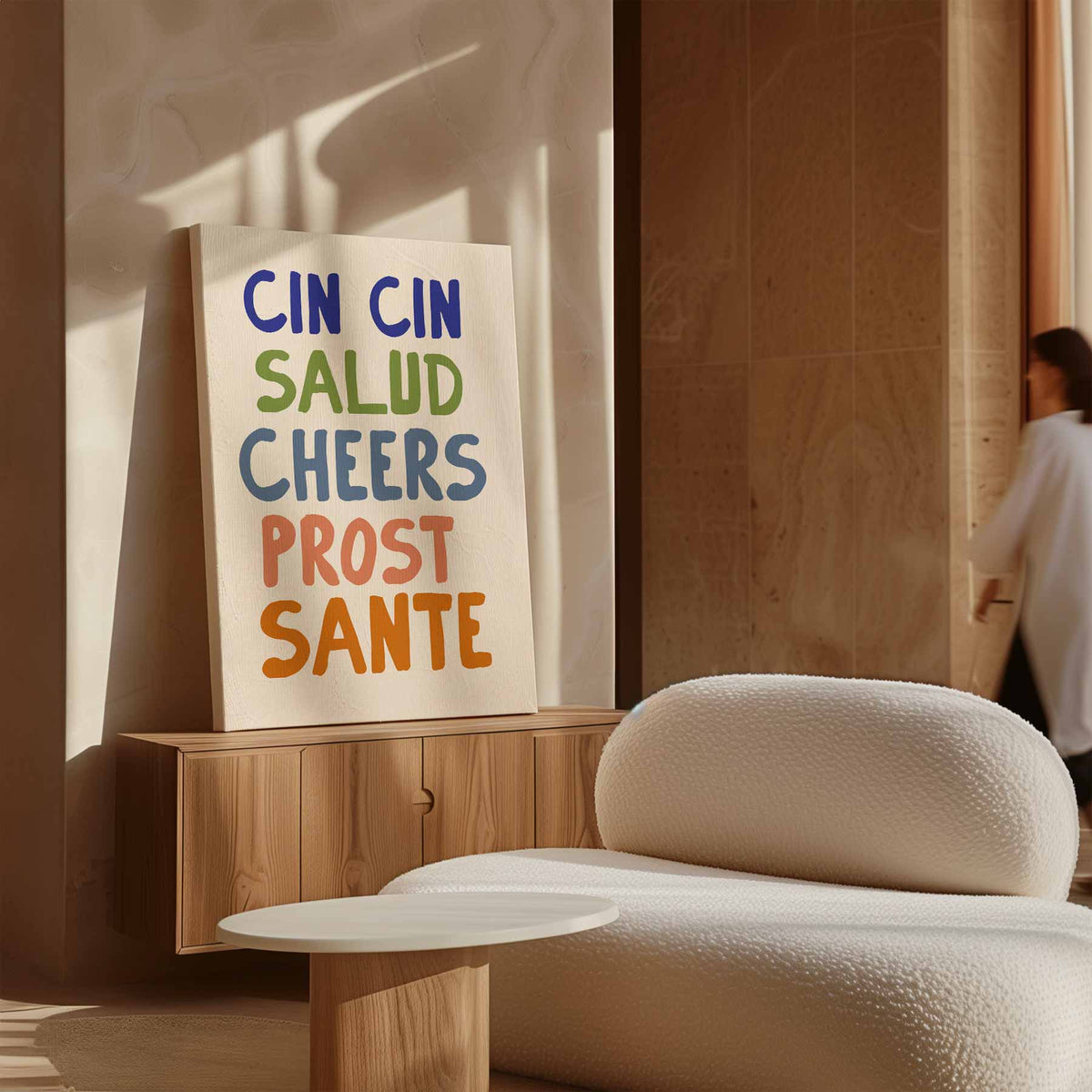 Internationale Proost – plexiglas kunstwerk als wanddecoratie