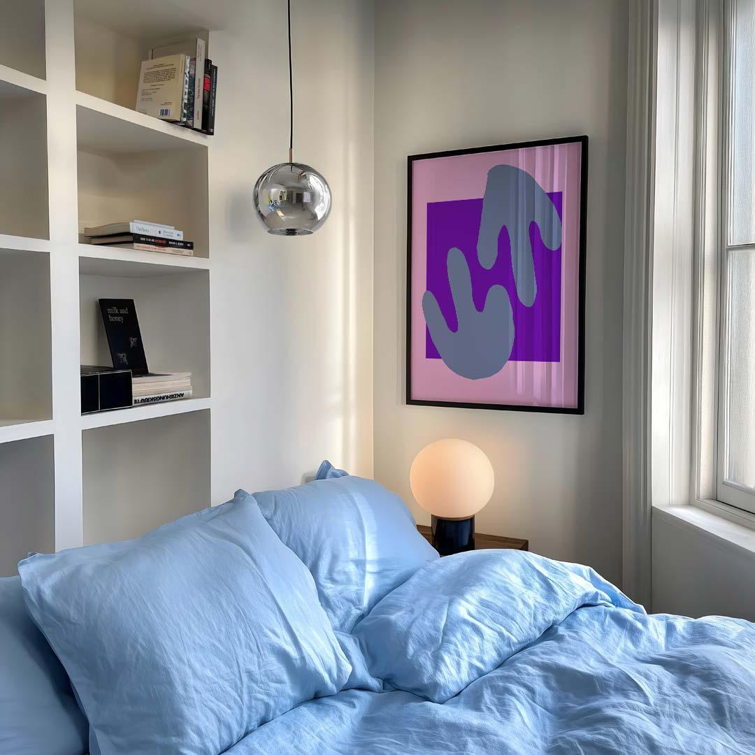 Creatieve Abstracte Handen – staande kleurrijke abstracte wanddecoratie van WallArtistic