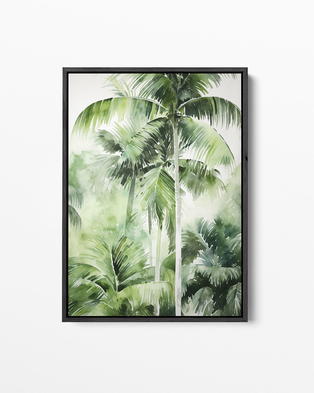 Tropische bladeren – staand wanddecoratie kunstwerk