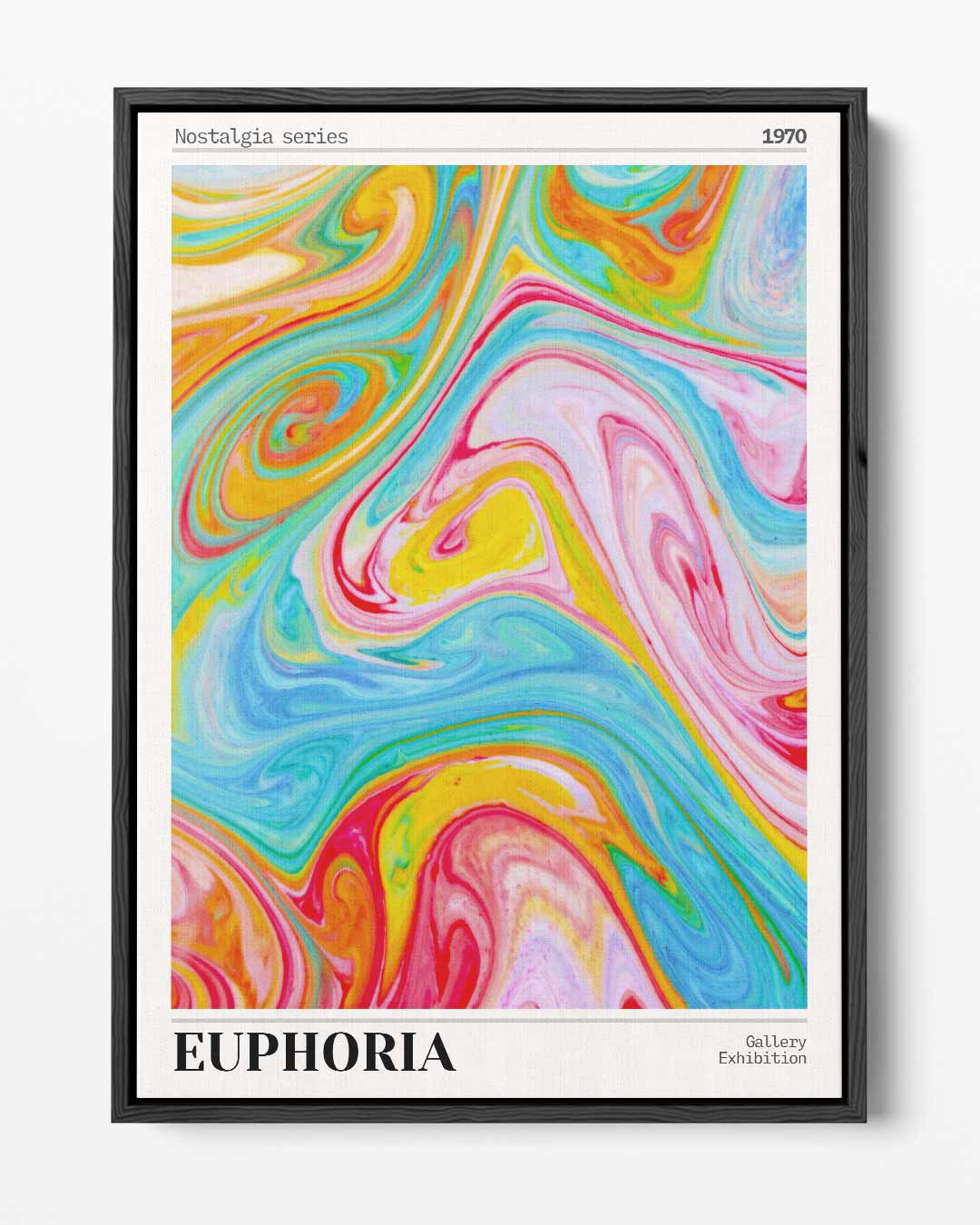 Euphoria – portret kunstwerk als wanddecoratie