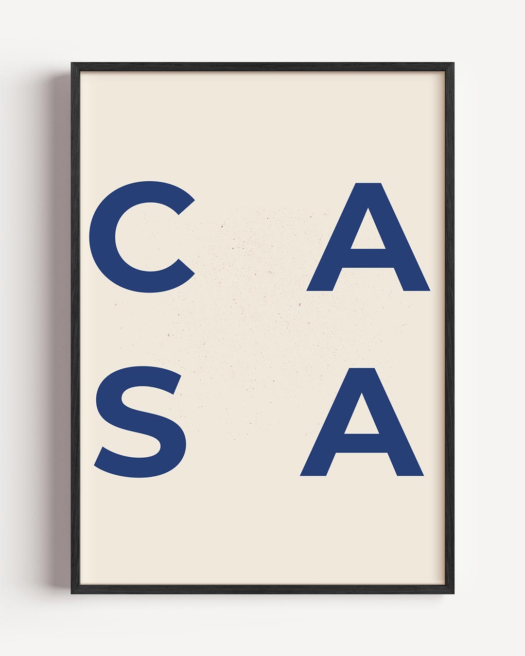 Stijlvolle CASA – typografie portret poster als wanddecoratie