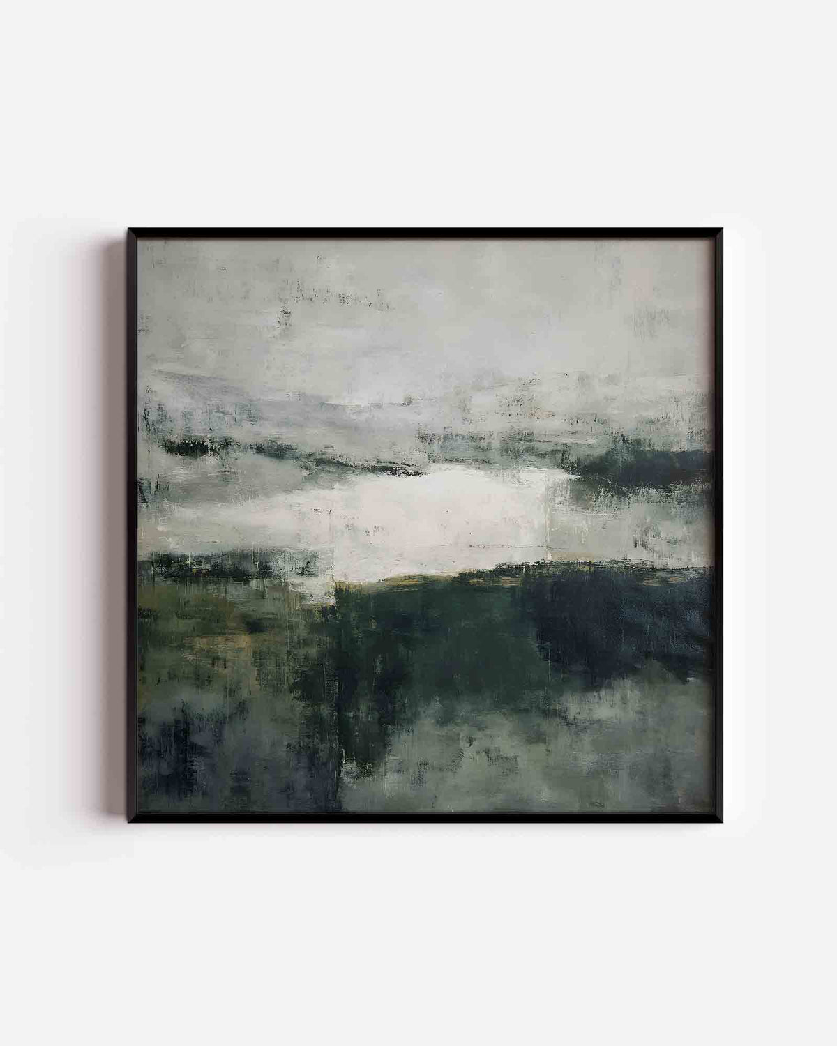 Abstracte landschap – abstracte textuur vierkante poster als wanddecoratie