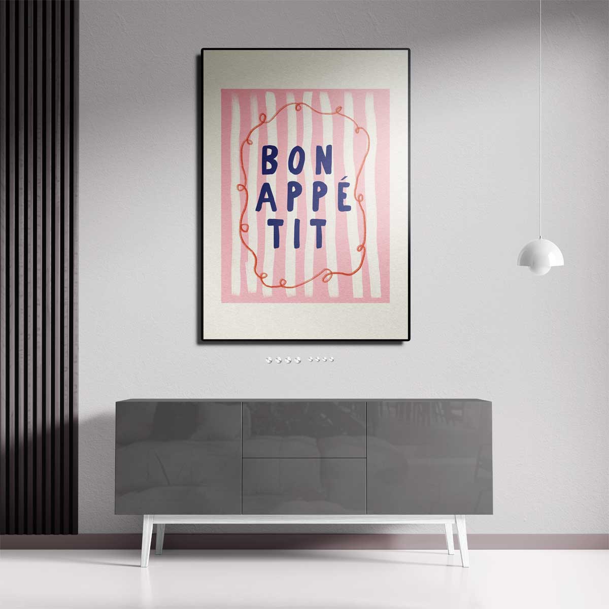 Bon Appétit – modern portret kunstwerk van WallArtistic