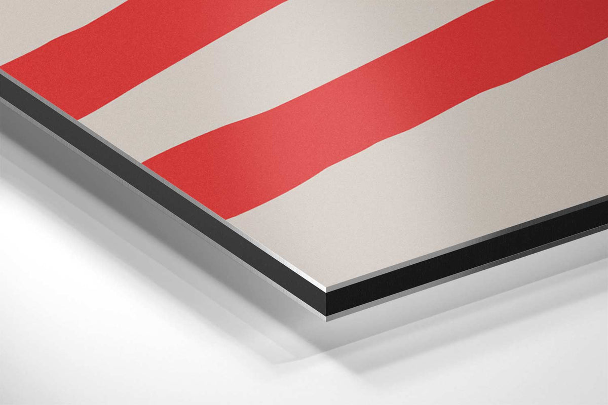 Speelse Strepen en Puntjes – canvas kunstwerk als wanddecoratie