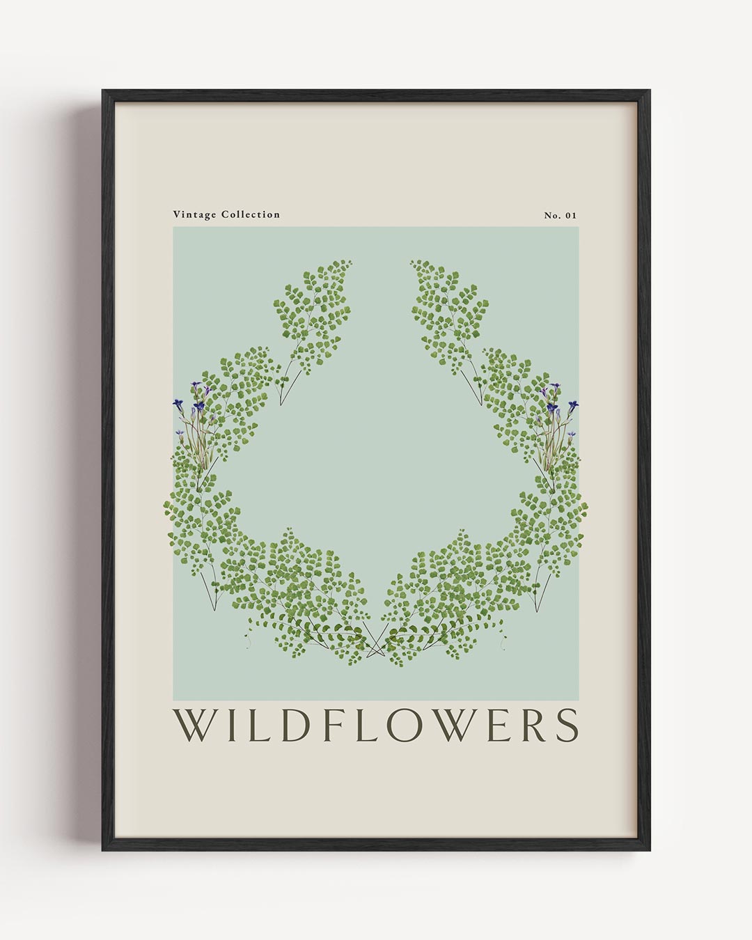 Wildflowers Vintage – botanische portret poster als wanddecoratie