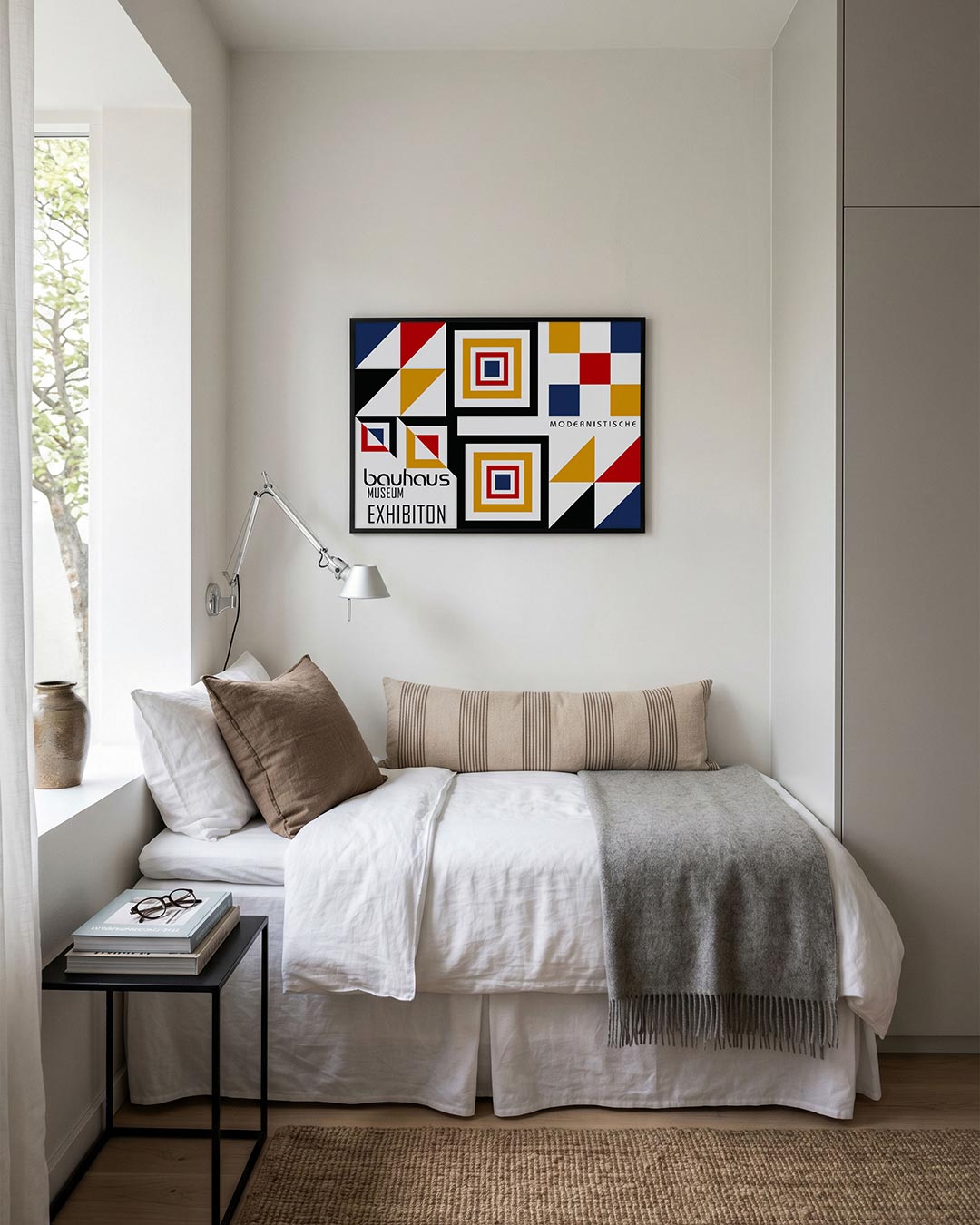 Vorm en kleur – moderne Bauhaus wandkunst als poster