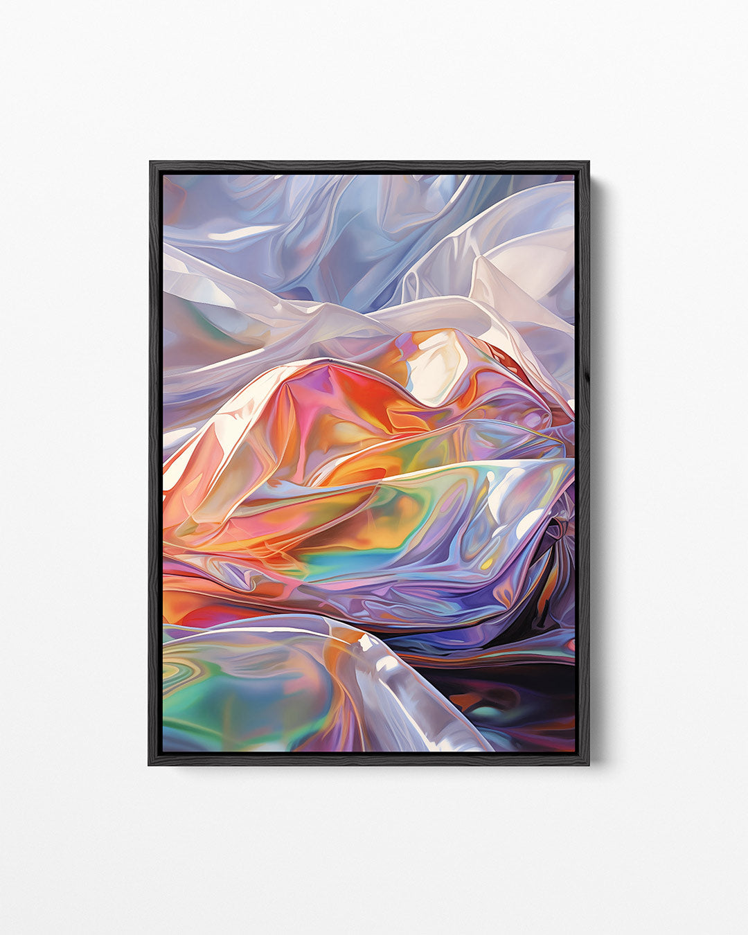 Kleurrijke golvende vormen – Kleurrijke – staand wanddecoratie kunstwerk