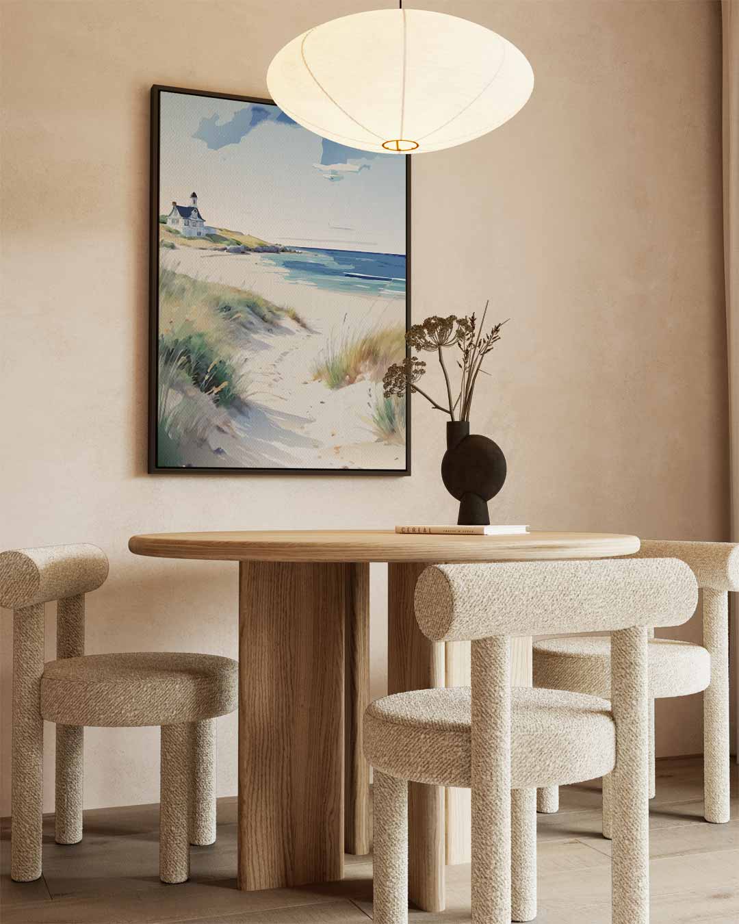 Zomer aan Zee – staand kunstwerk voor modern interieur