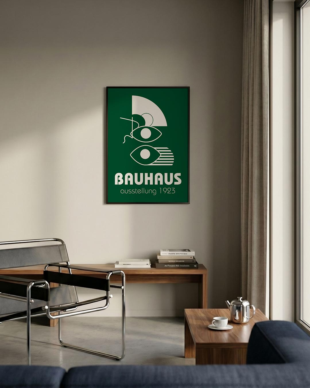 – geometrische poster in Bauhaus-stijl van WallArtistic