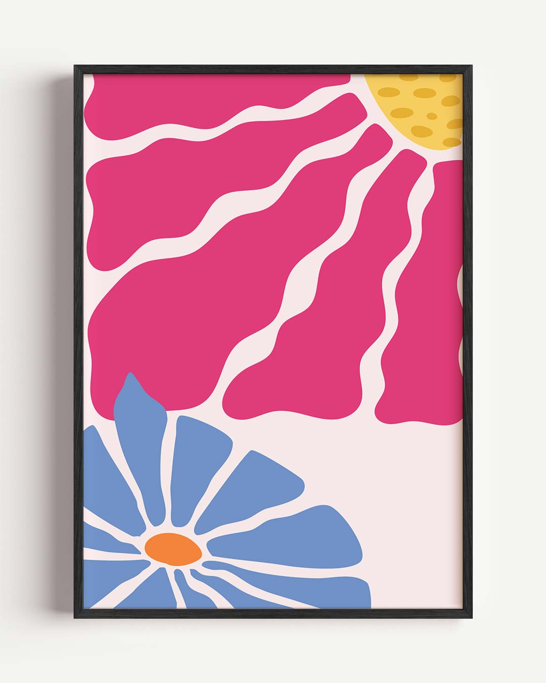 Bloemenparade – bloemen portret poster als wanddecoratie