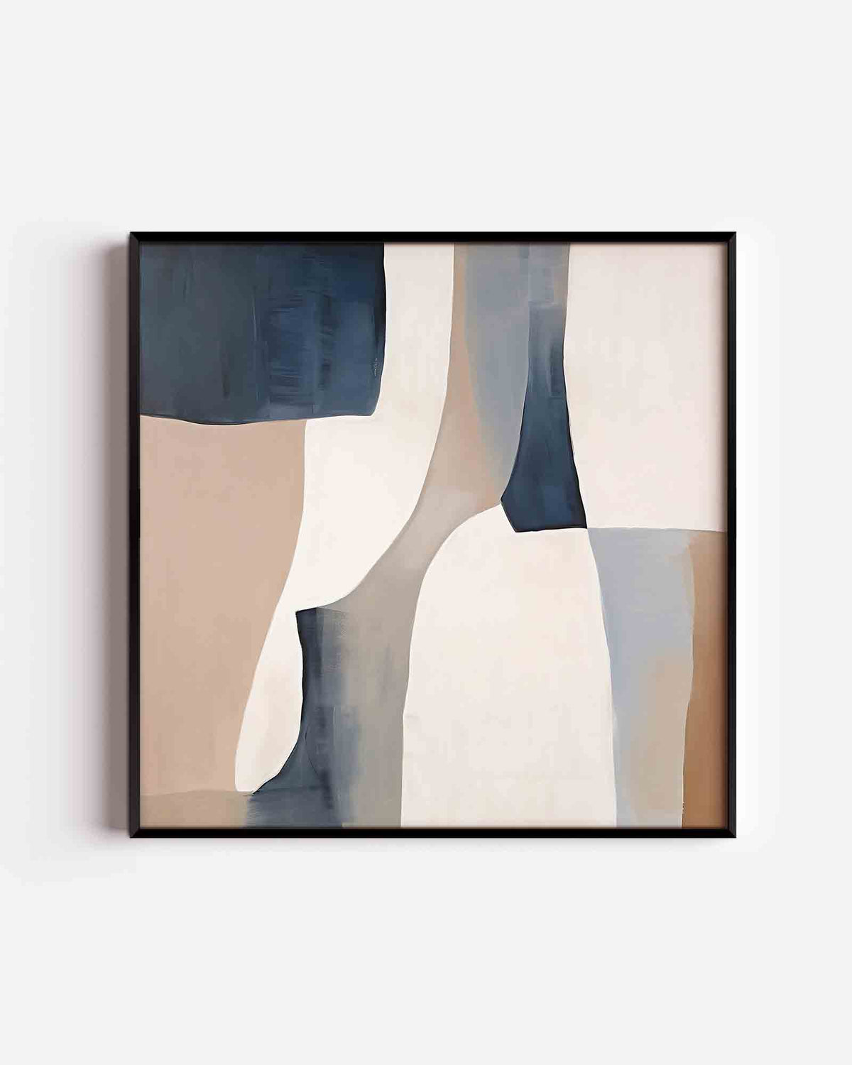 Abstracte vormen – abstracte vierkante poster als wanddecoratie