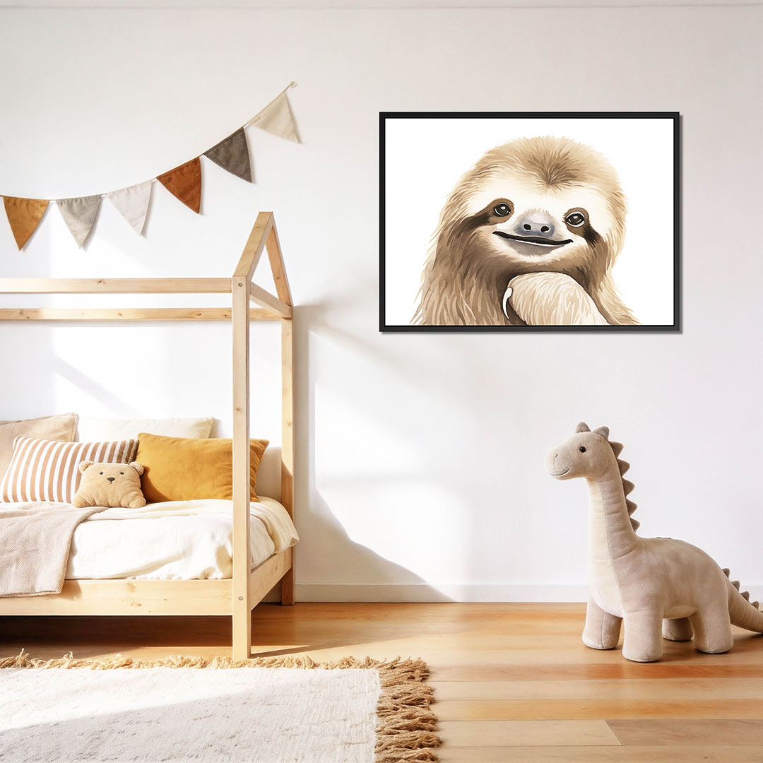 Vrolijke dierenportret – op canvas, dibond of plexiglas