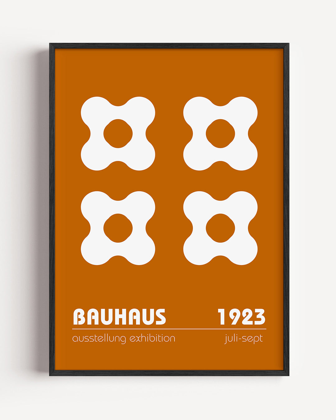 Abstracte – staande Bauhaus poster als wanddecoratie