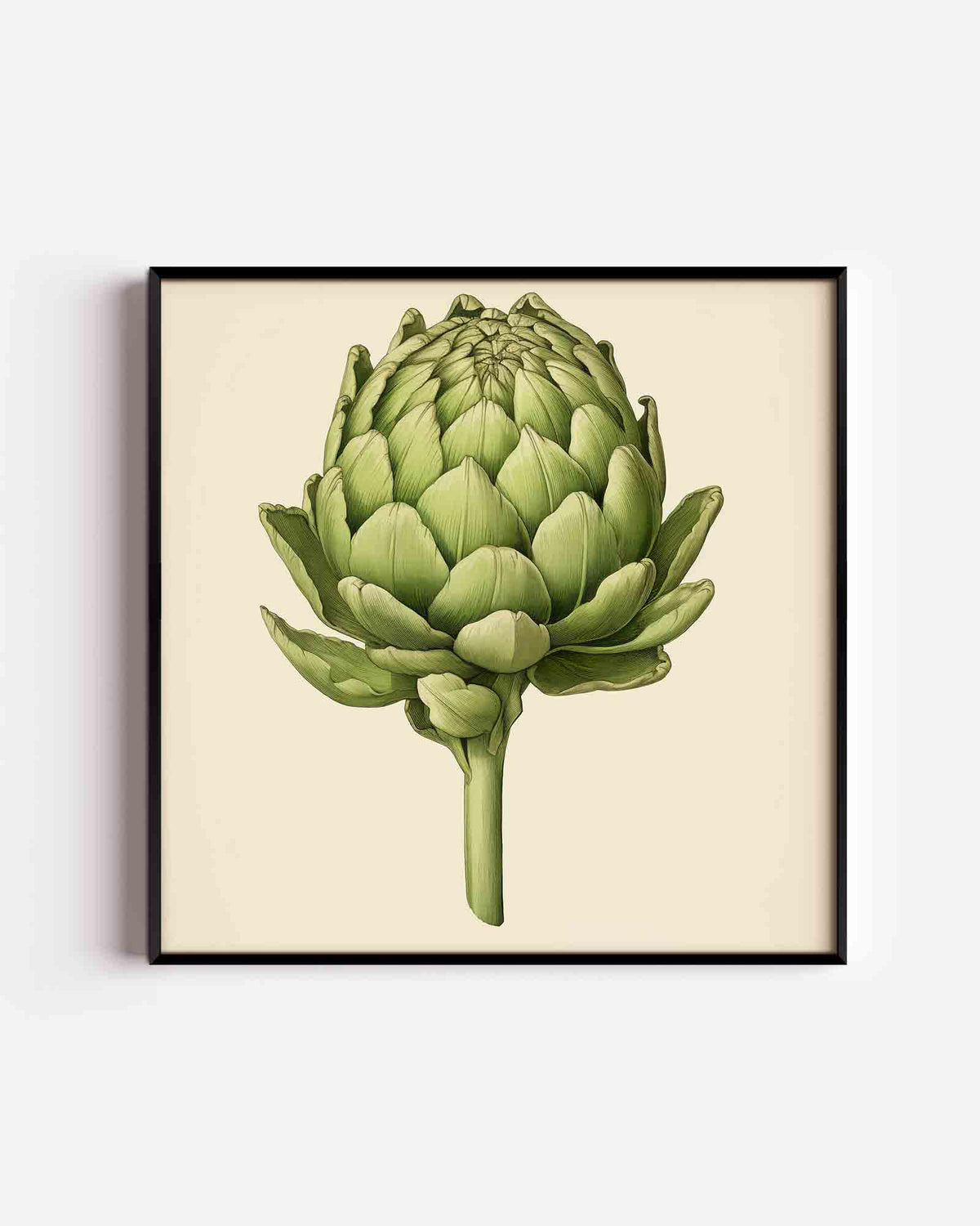 Artisjok – keuken vierkante poster als wanddecoratie
