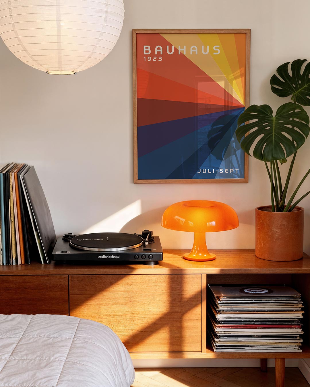 Vorm en kleur – moderne Bauhaus wandkunst als poster