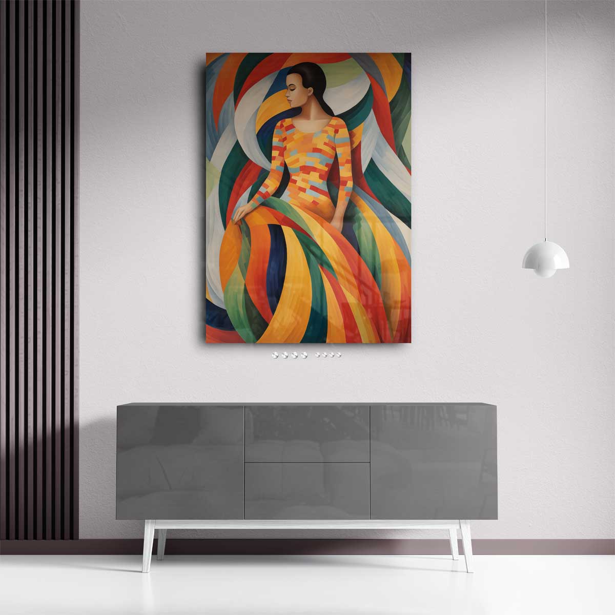 Kleurrijke Harmonie – plexiglas kunstwerk als wanddecoratie