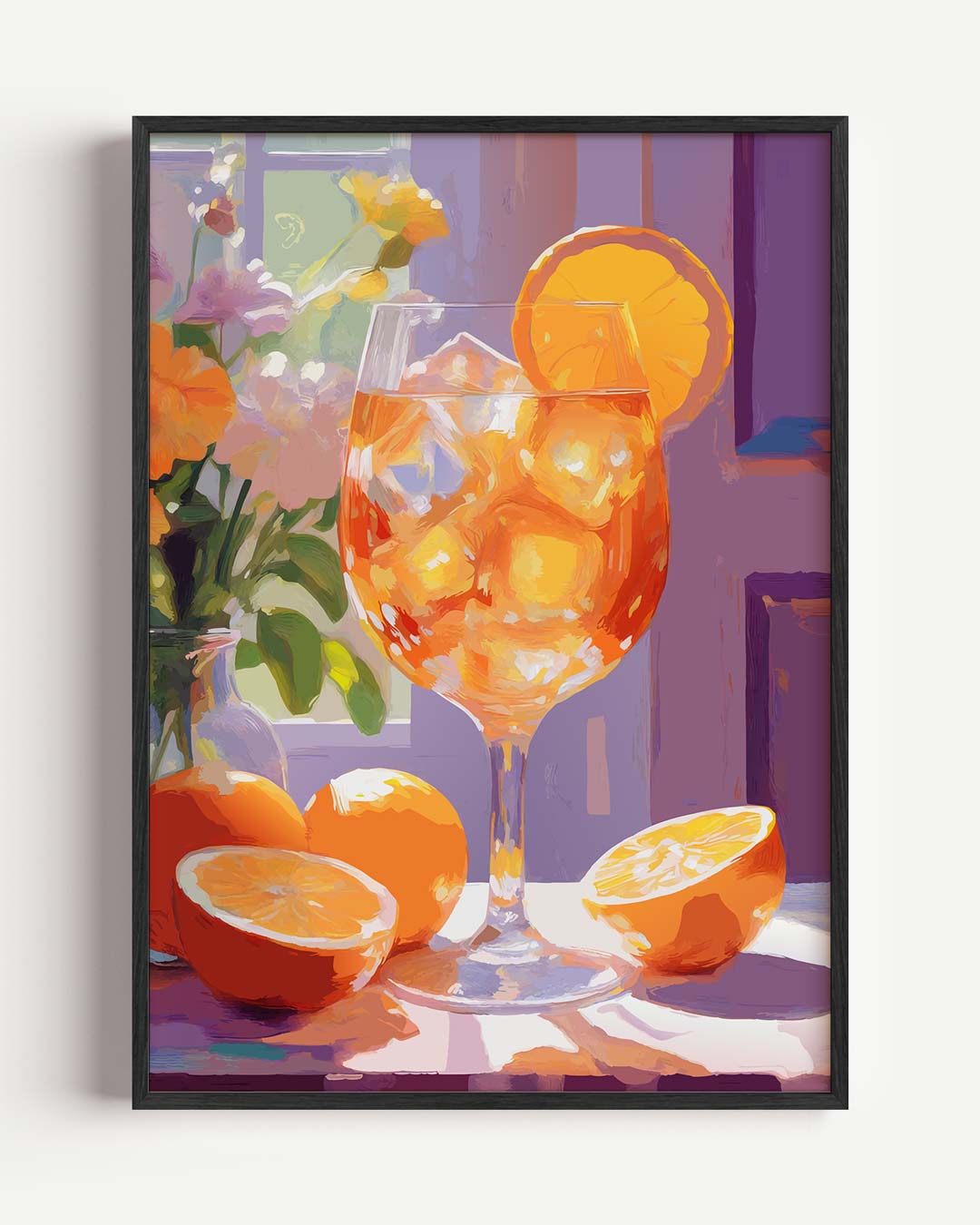 Zomerse Citrus Verfrissing – keuken portret poster als wanddecoratie