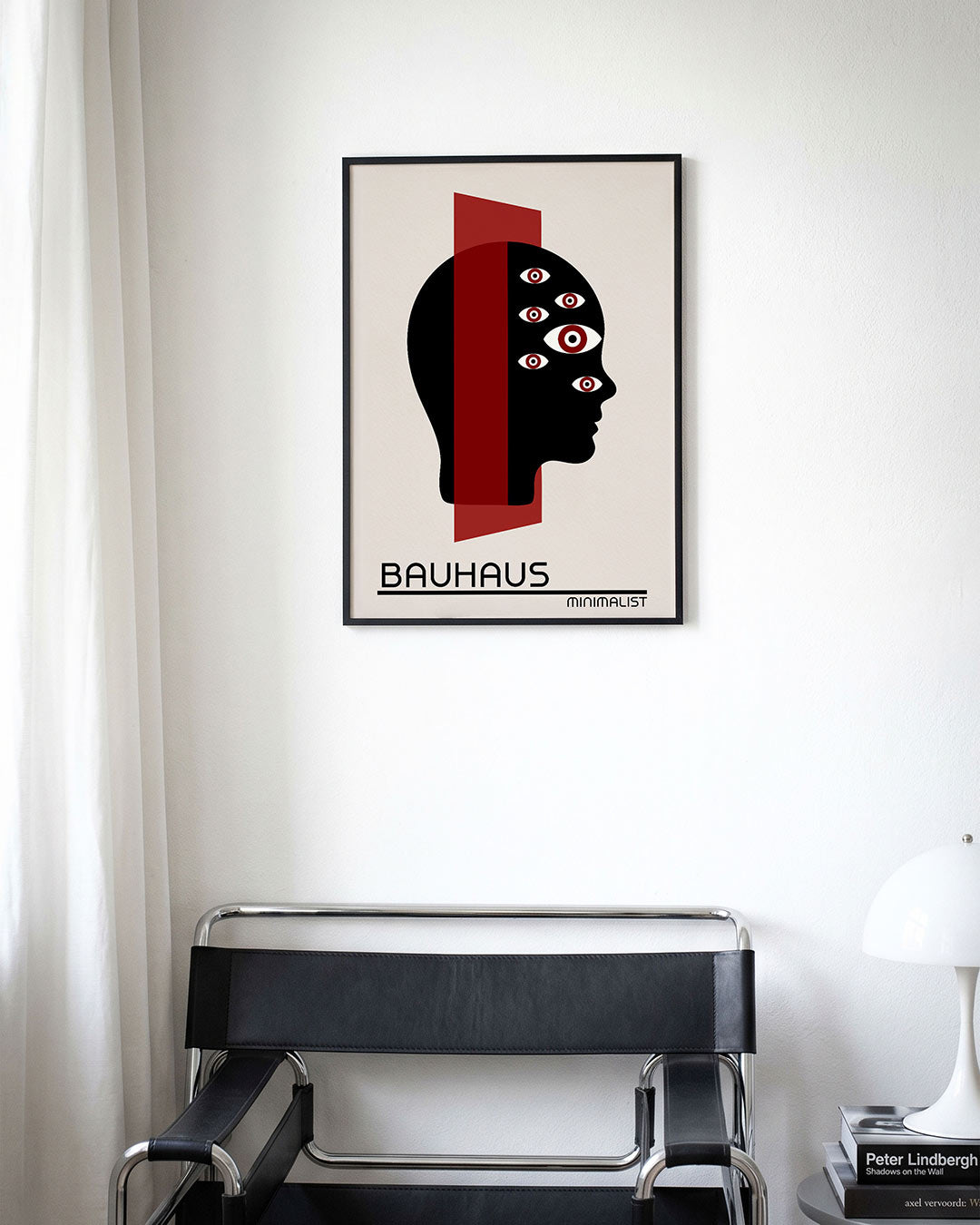 Vormen en vlaken – moderne Bauhaus wandkunst als poster