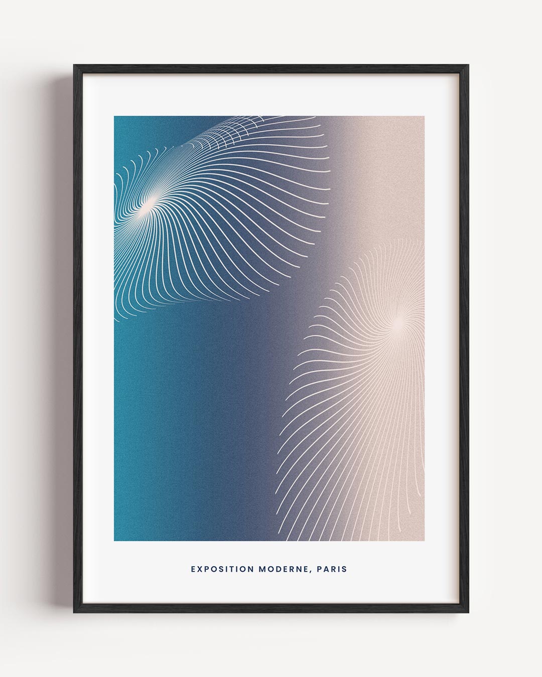 Moderne Abstracte Kunstposter – kleurrijke abstracte portret poster als wanddecoratie