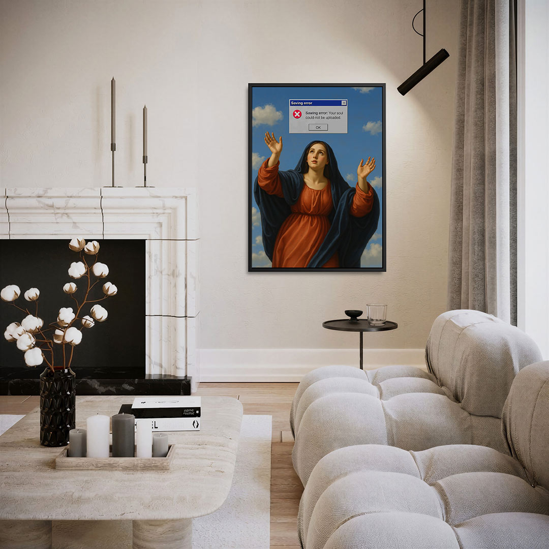 Abstract – moderne staande wandkunst
