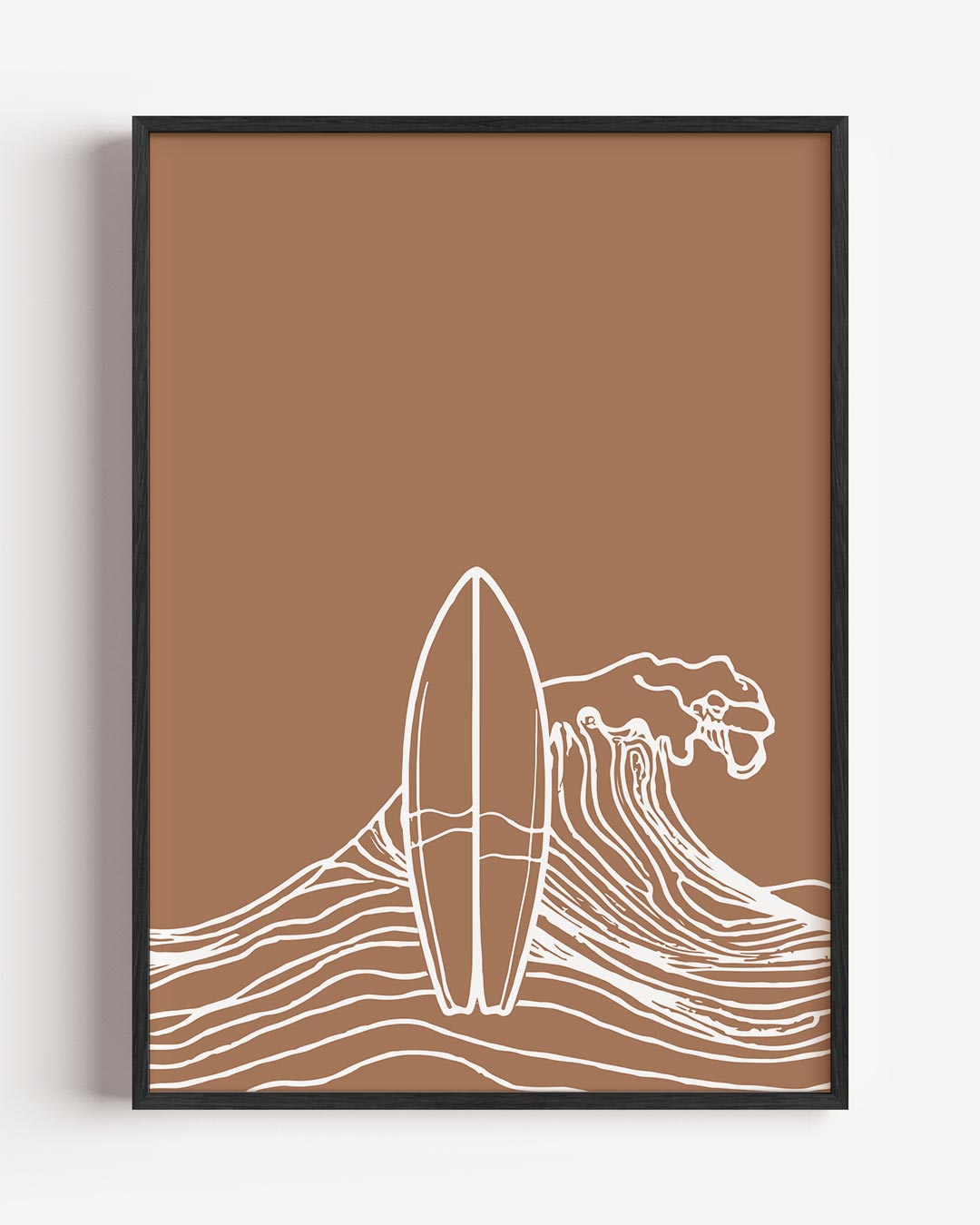 Surf Vibes – zomer portret poster als wanddecoratie