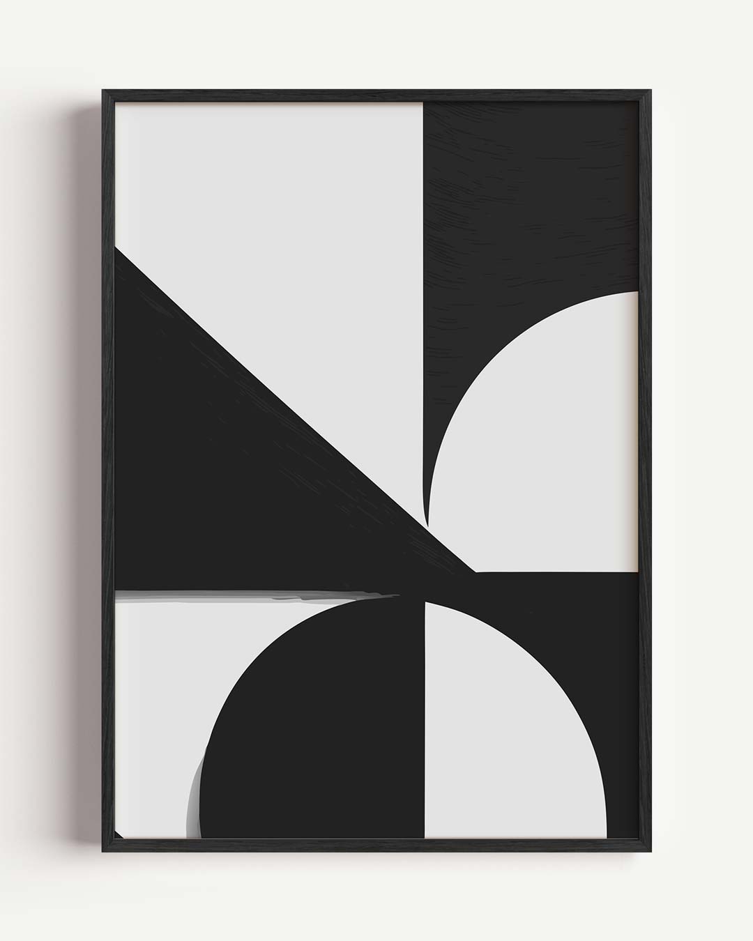 Moderne Abstracte Woondecoratie – kleurrijke abstracte portret poster als wanddecoratie