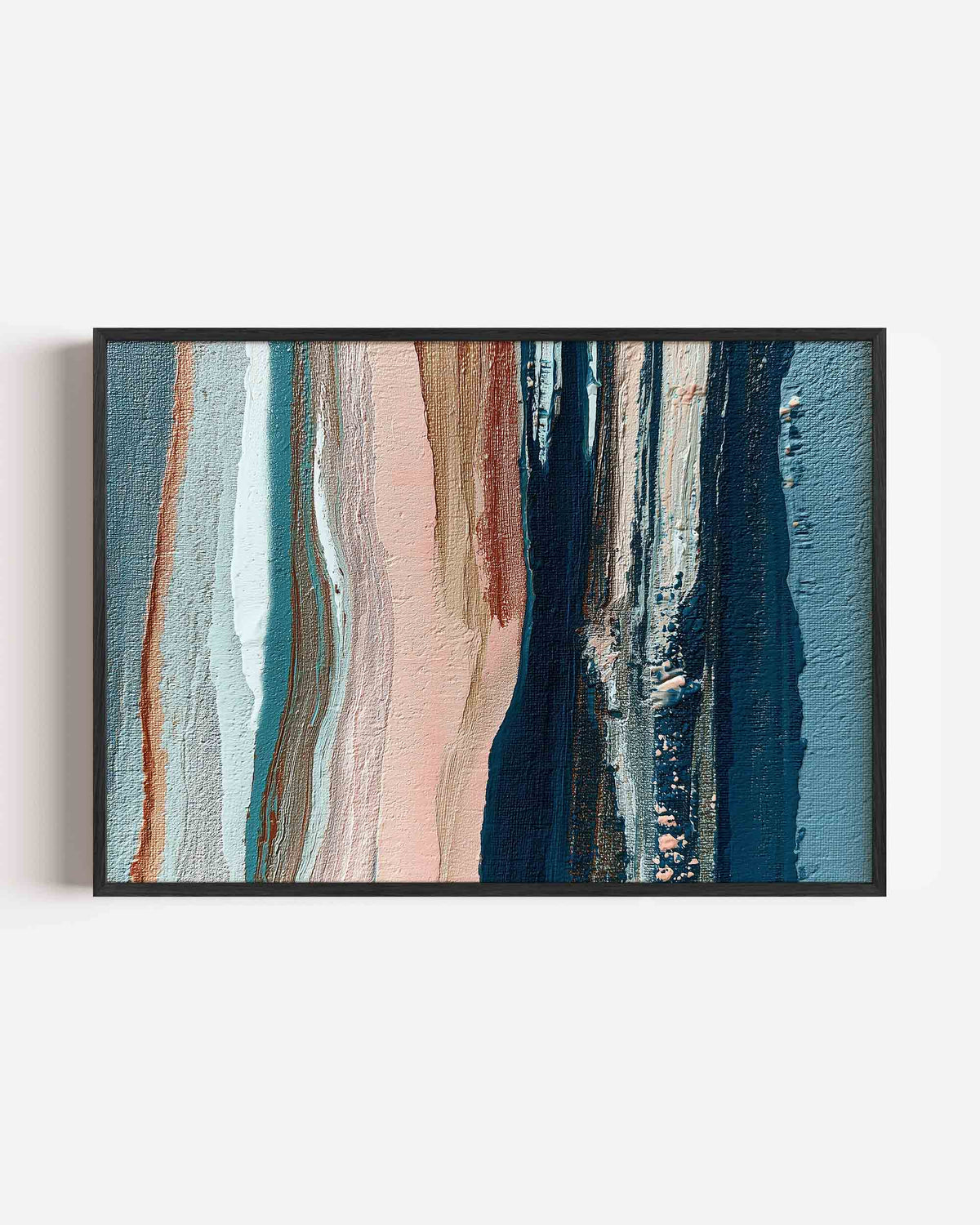 Abstracte strepen – abstracte landscape poster als wanddecoratie