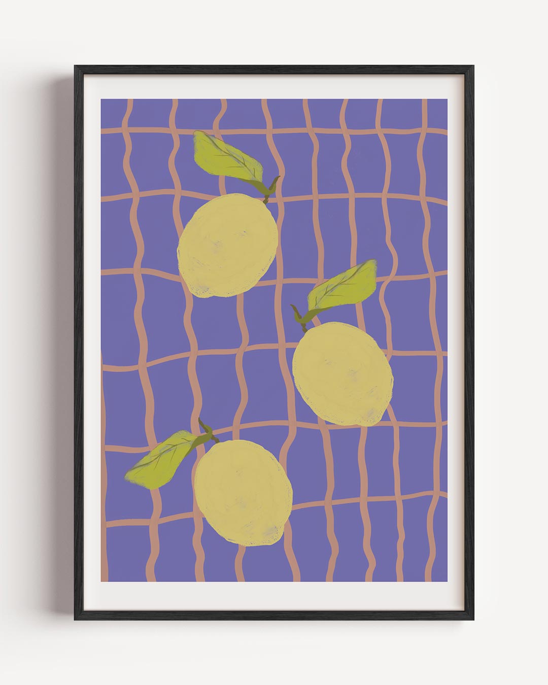 Frisse Citroen Droom – keuken portret poster als wanddecoratie