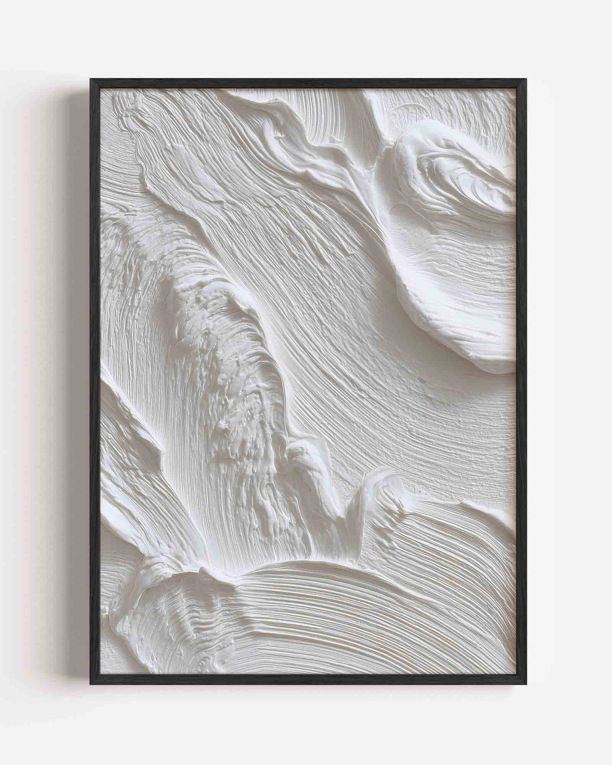 Witte textuur – abstracte textuur portret poster als wanddecoratie